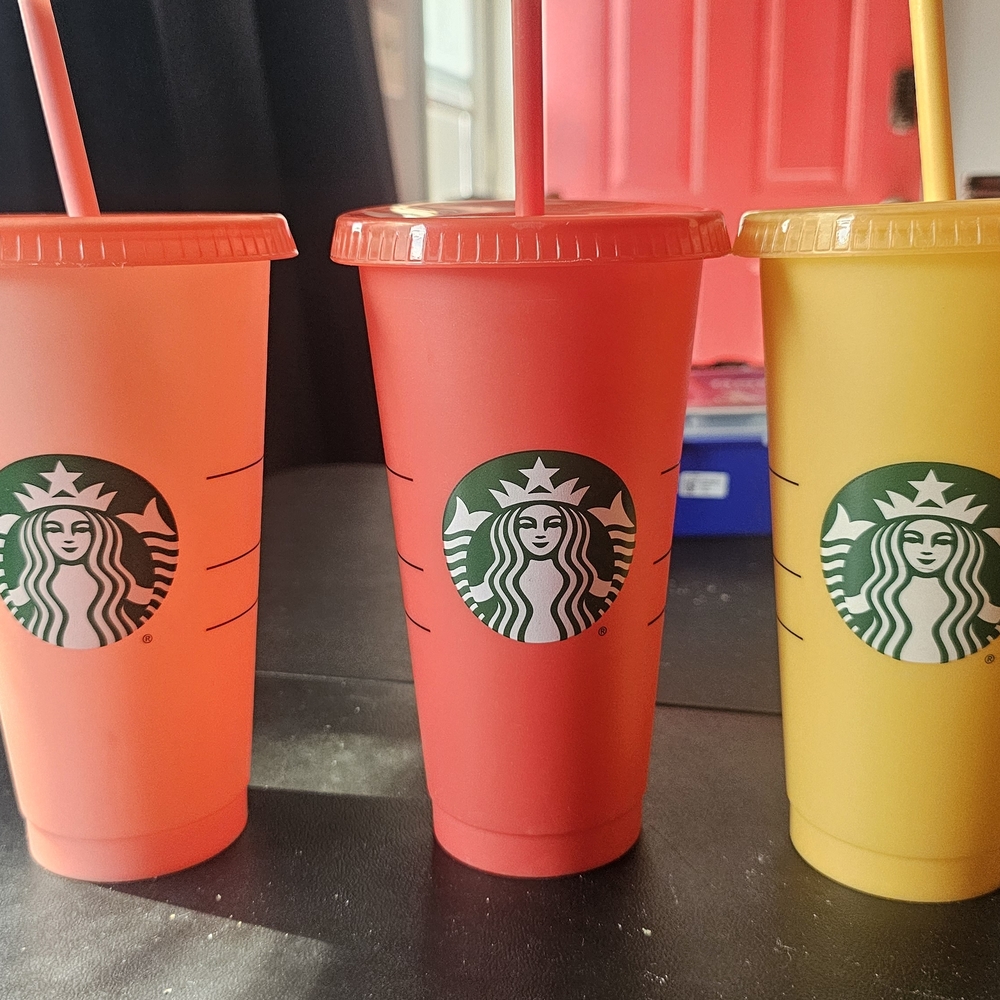 Starbucks Bright Reusable Cup Trio